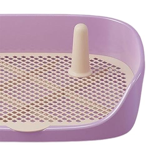 Dog Toilet Training Potty Tray, Pet Pan Bedpan Training Pads Holder Training Pad Toilet Potty Trainer for Small Animals, Home, Puppy, Purple 40x30x11cm - color: Purple 40x30x11cm