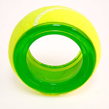 Hyper Pet Tennis Chewz Ring Interactive Dog Toy, Green - style: Ring