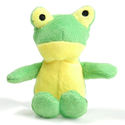 Glory To Dog TinyToy Green Frog Plush Dog Toy for Puppies and Small Dogs - style: Frog