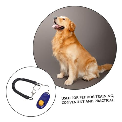 BESTonZON Clicker for Dog Training Adjustable Wrist Strap PET Training Clicker for Dogs Cats Puppies and Birds Effective Behavior Reminder