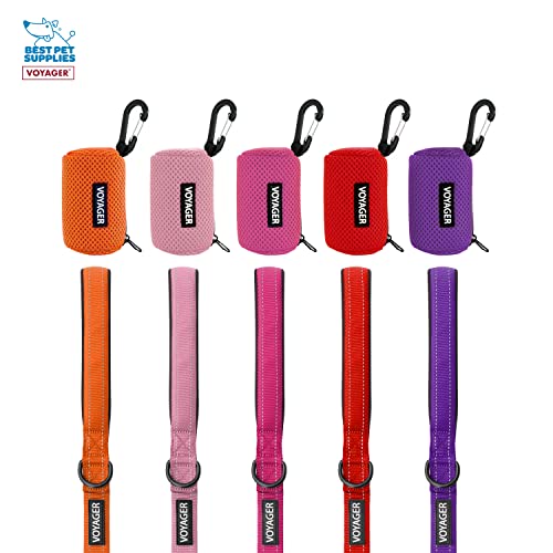 Best Pet Supplies 2팩 강아지 배변 봉투 홀더 목줄 부착물, 색상, 여행, 산책, 공원 및 실외 사용을 위한 재사용 가능한 메시 디스펜서 파우치, 클립온으로 부드럽고 내구성이 뛰어난 - 메시 로열 블루 - color: 메시 (로열 블루), size: 1개 (2팩)