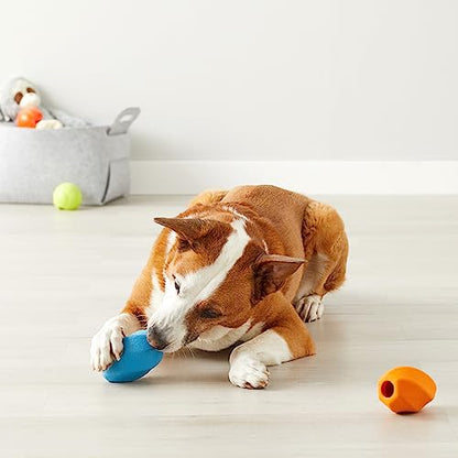 Amazon Basics Interactive Durable Natural Rubber Dog Treat Dispensing Enrichment Chew Toy for Medium Dogs, Multi Color, 2-Pack - size: Medium