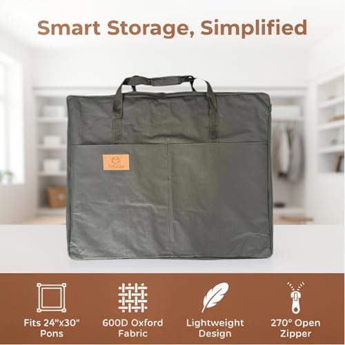 PJYuCien Storage Bag for 30"x24" Metal Foldable Dog Playpen | 600D Oxford Fabric, 270° Large Zipper, Travel Carry Case for Camping, Park & Home, Waterproof Moisture-Proof - size: 30"x24"