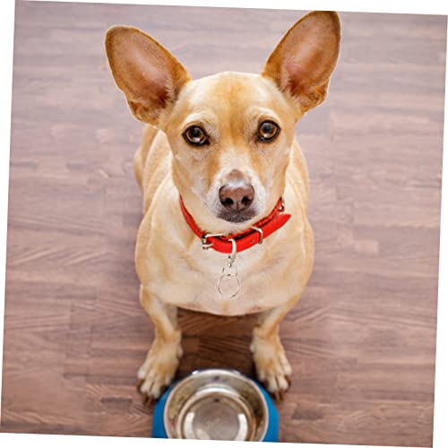 GALPADA Dog Tag Clips with Rings Pet Id Holder for Easy Attachment to Collars and Harnesses for Dogs and Cats