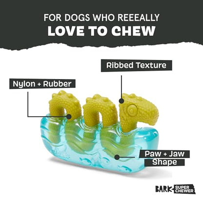 Barkbox Dogness Monster Super Chewer Dog Chew Toy - Tough Dental Stimulating Toy for Aggressive Chewers | Large - color: Dog Ness Monster - Large, size: Medium/Large