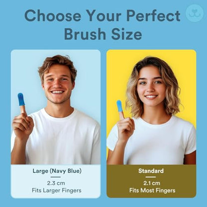Jasper Dog Toothbrush, 360 Degree Pet Tooth Brushing Kit, Cat Toothbrush, Canine Dental Care & Teeth Cleaning Kit, Pet Finger Tooth Brush, Use with Dog Toothpaste, 4-Pack Multicolor - color: Multicolor (4-pack)