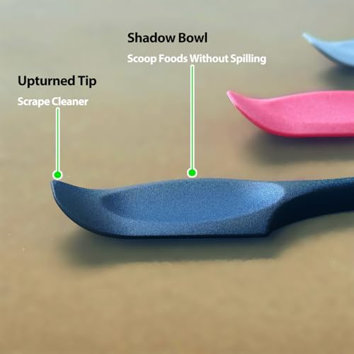 Silicone Mini Spatulas, Curved Small Spatula with Shallow Bowl for Kitchen, Seamless Jar Scraper for Cooking Baking, Wet Pet Food Spatula, 8.2 IN, 4 Pack, Black - color: Black
