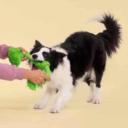 Playology Dog Toys | Dri-Tech Rope Tug of War Dog Toy for Tough Chewers | Sweet Potato Scented Jumbo Tug Rope Toys for Large Dogs - size: Jumbo, style: Sweet Potato