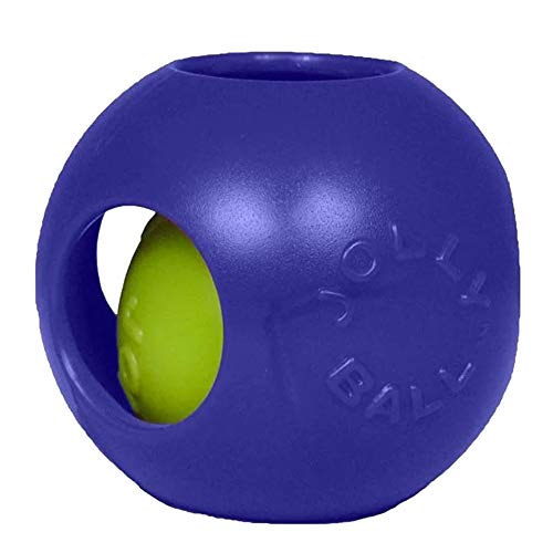 Jolly Pets Teaser Ball Dog Toy, Medium/6 Inches, Blue, Jolly Pets 6-Inch Teaser Ball, Blue - color: Blue, size: Medium (6 in)