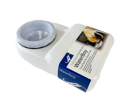 PortablePET Heininger Waterboy No Spill Travel Dog Bowl, 3 Quart Portable Pet Water Dish for Car, RV, Crate & Ex Pen, Mess-Free Design, Perfect for Road Trips, Camping, and On-The-Go Hydration | camping-kitchen-equipment