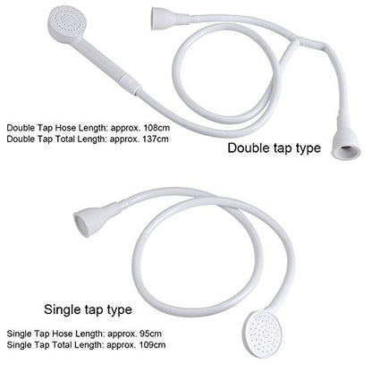 Pet Shower Spray Head,Handheld Hose Faucet Hose Push On Bath Tub Sink Attachment Washing Hair Hairdresser Kit(Single head)