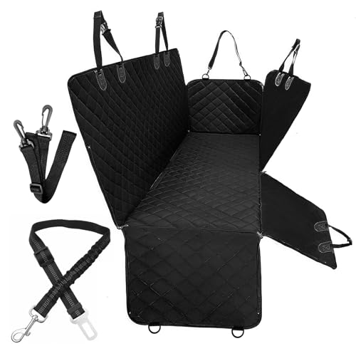 ICWEIMEI Dog Car Seat Cover, Waterproof Back Seat Covers for Dog Travel Non-Slip Pet Car Seat Protector Pet Car Seat Cover for Cars Trucks SUV - color: Black