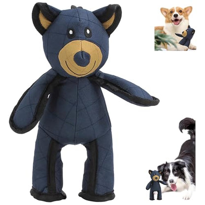 Unbreaka Bear Dog Unbreakable Teddy Extreme Bears 2.0 Dog Toys Aggressive Chewers Indestructible Stuffed Plush Dog Squeaky Toy Keep Them Busy Durable Tough Heavy Duty Chewer Dog Toy Large Breed (1PC) - color: 1PC