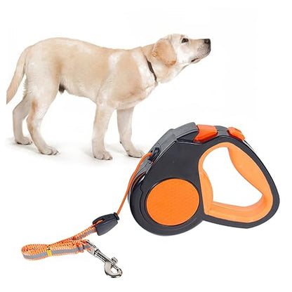 Abaodam 5m Retractable Dog Leash for Small Medium Pets Automatic Traction Rope Braking System