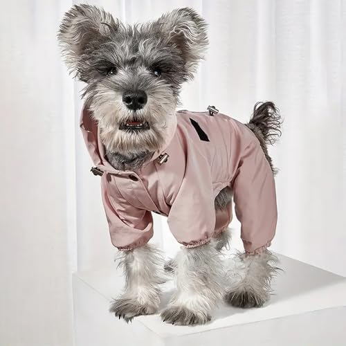 Pet Raincoat–Waterproof & Breathable Reflective One-Piece Clothing for Cats and Dogs, Perfect for Rainy Days and Daily Wear, Comfortable and Stylish L