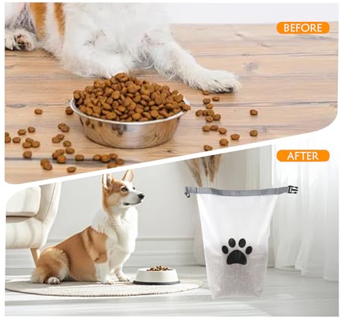 Roll Top Dog Food Travel Bag 42cup,Travel Dog Food Container,Reusable EVA Dog Food Bag,Waterproof Dog Kibble Container,Dog Camping Essential-Ideal for Dog Boarding,Weekend Getaways