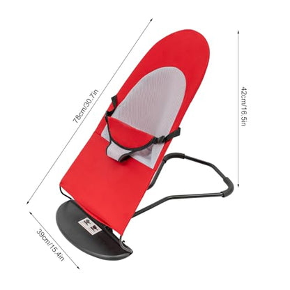 Pet Rocking Chair, Portable Dog Rocker Bed Chair 4 Modes Adjustments Pet Rocker Bed Washable Removable Small Dogs Cots Sofa Beds for Pets Under 33lbs/15Kg (Red) - color: Red