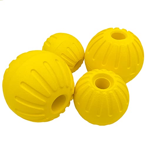 4Pack Dog Balls - Durable Dog Toys for Chewers, Interactive Fetch & Training, Floats in Water (2Pcs 3.54in/2Pcs 2.76in) - size: 2Pcs3.54inch/2Pcs2.76inch