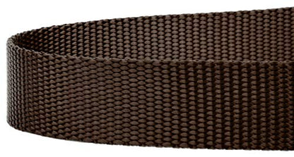 Country Brook Petz - Vibrant 17 Color Selection - Heavyduty Doublehandle Nylon Leash (6 Foot, 3/4 Inch Wide, Brown) - color: Brown