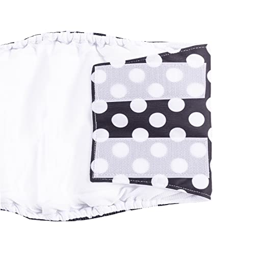 CuteBone Dog Diapers Male 4 Pack Puppy Wraps Reusable Doggie Belly Bands for Male Dogs Small Medium Large - size: M(14"-17")