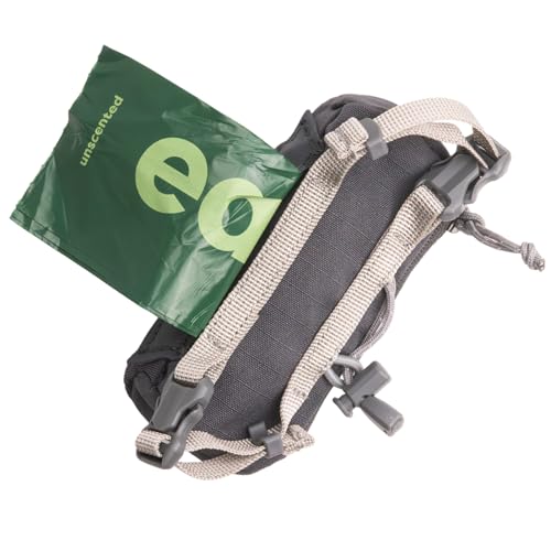 Ruffwear, Stash Bag Mini Dog Poop Bag Holder, Compact Leash Pouch with 2-Strap Attachment, Zip Pocket Fits Standard Roll, Side Slot, Grippy Starter Pad, Cinch Poop Loop, Mesh Pocket, Red Canyon - color: Red Canyon