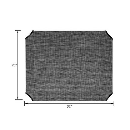 Veehoo Dog Bed Cover for CWC1803-XL - color: Black Silver…, size: 49.0"L x 33.0"W x 0.2"Th