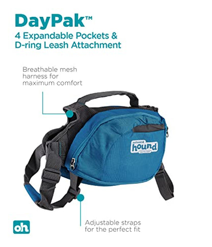 Kyjen Outward Hound The Quick Release Dog BackPack (Assorted, Medium) - size: Medium (Chest Girth: 21"-27")