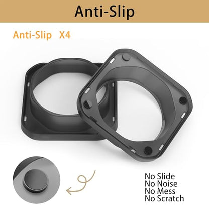 Stainless Steel Dog Bowls, Spill Proof Basic Dogs Bowls for Small Dogs Cats, 2 Cup Dog Food and Water Bowl, Non-Slip Puppy Feeder, Cat Bowl for Feeding Water - Starry Gray - size: Single