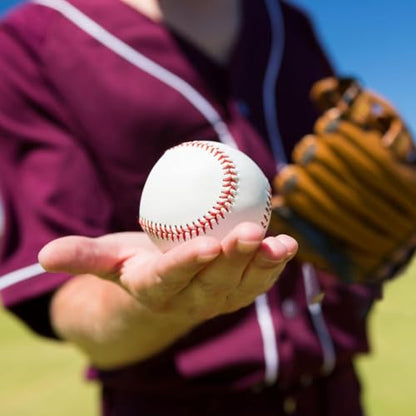 Practice Baseballs for Batting and Throwing Training - color: White Box of 12