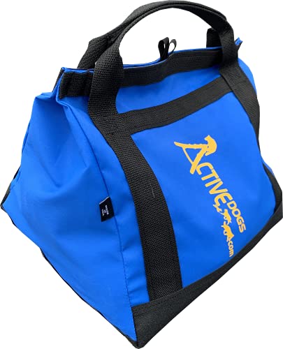 ActiveDogs Agility Tunnel No-Slip Sand Bags - Non-Constricting Saddlebags for Stabilizing Dog Agility Tunnel Equipment Indoor or Outdoor (Sandbag System Only)