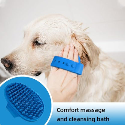 Dog Brush for Shedding,6 PCS in One Pet Slicker Hair Brush Kit Organizer Bag - Dog Cat Grooming Deshedding Undercoat Rake Brush Comb for All Small Large Dogs Cats Blue - color: 6-Blue