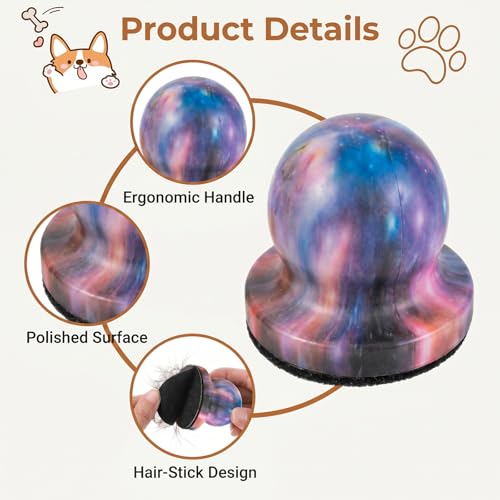 Dog Nail File with 6Pcs Replaceable Filing Disc, Dog Scratch Board for Safe and Easy Nail Care, Dogs Nails Scratch Board Ensures Smooth and Healthy Nails for Dogs and Cats