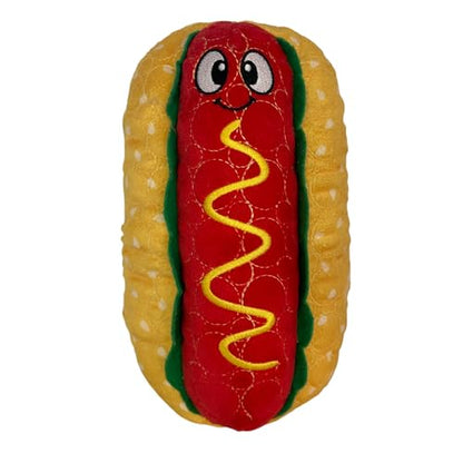 Bite Force - Durable & Strong Dog Toy Wieny Wiggle with Squeaker, Kevlar-Reinforced Seams for Aggressive chewers- red. - color: Regular - Wieny Wiggle