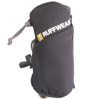 Ruffwear, Stash Bag Mini Dog Poop Bag Holder, Compact Leash Pouch with 2-Strap Attachment, Zip Pocket Fits Standard Roll, Side Slot, Grippy Starter Pad, Cinch Poop Loop, Mesh Pocket, Basalt Gray - color: Basalt Gray