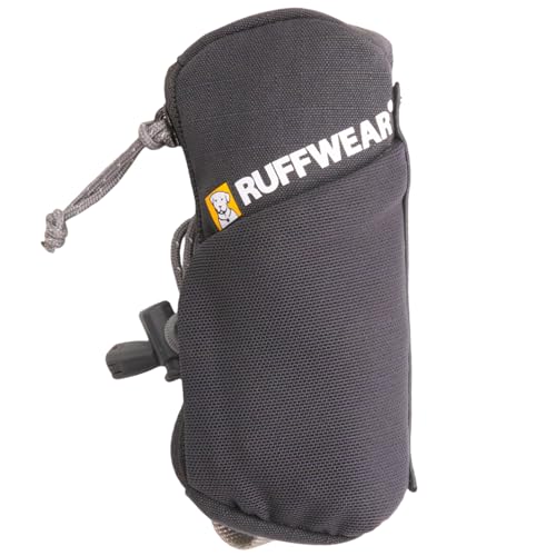 Ruffwear, Stash Bag Mini Dog Poop Bag Holder, Compact Leash Pouch with 2-Strap Attachment, Zip Pocket Fits Standard Roll, Side Slot, Grippy Starter Pad, Cinch Poop Loop, Mesh Pocket, Basalt Gray - color: Basalt Gray