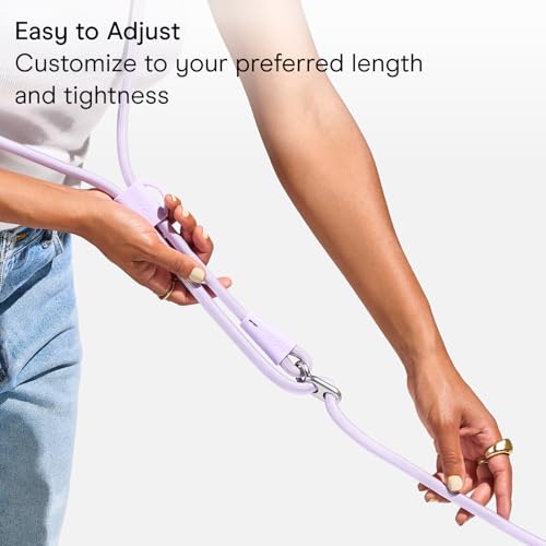 Wild One Hands-Free Adjustable Rope Dog Leash, Standard: 4' to 8.5' Long, .5" Wide, Adjustable for Crossbody, Waist & Handheld, Spruce - color: Spruce