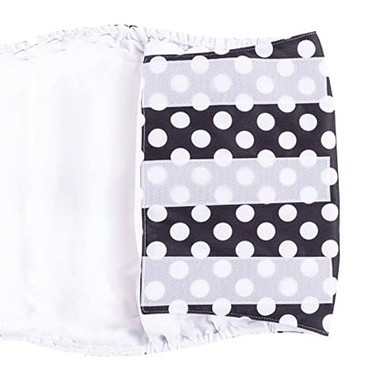 CuteBone Dog Diapers Male 4 Pack Puppy Wraps Reusable Doggie Belly Bands for Male Dogs Small Medium Large - size: XL(21"-27")