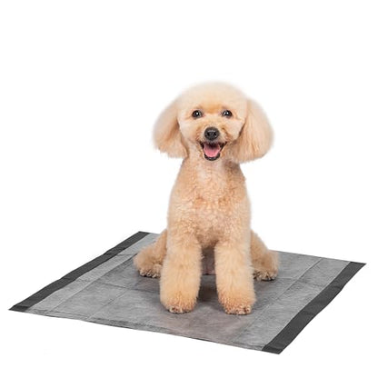 Glad for Pets Black Charcoal Puppy Pads, 6-Layer Leak-Proof Design with Activated Carbon Odor Control and Pheromone Attractant, Disposable Dog Pee Pads for Potty Training, 23 x 23 in, 100 Count - 2 Pk