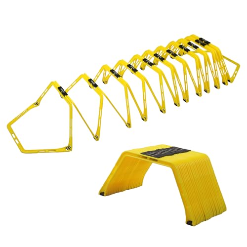Hex Agility Rings for Speed Training & Agility Footwork Training Speed Hurdles Ladder