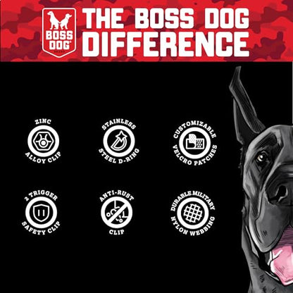 Boss Dog Tactical Harness, Red, Small - color: Red, size: Small