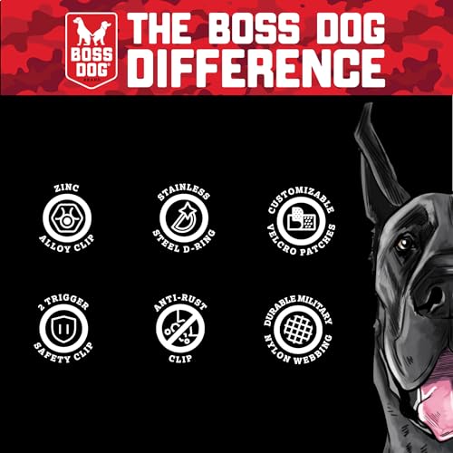Boss Dog Tactical Harness, Black, X-Large - color: Black, size: X-Large