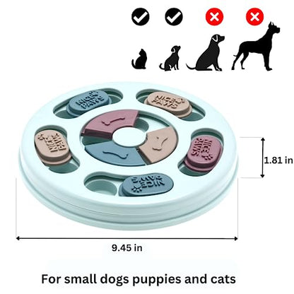 Dog Puzzle Feeder - Brain-Boosting IQ Toy & Slow-Feed Dog Feeding Puzzle - Durable, Non-Toxic, & Stimulating Fun for Pets