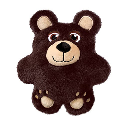 KONG Snuzzles Dog Toy, Plush Squeaker, Crinkle Sounds, Soft Durable Indoor Play (Bear, Medium) - color: Bear, size: Medium