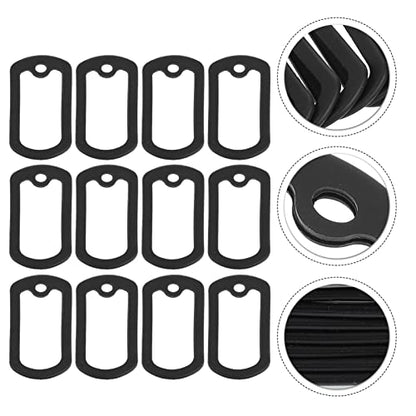 12pcs Dog Rubber tag Silencer Dog tag Cover id Silencer Silicone