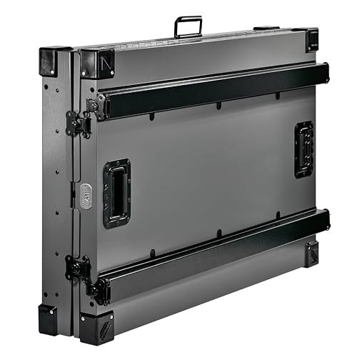 K9 Kennel Boss Aluminum Collapsible Dog Crate, Heavy Duty Folding Kennel - Large (Gray) - color: Gray, size: 41.6"L x 29.7"W x 33.9"H