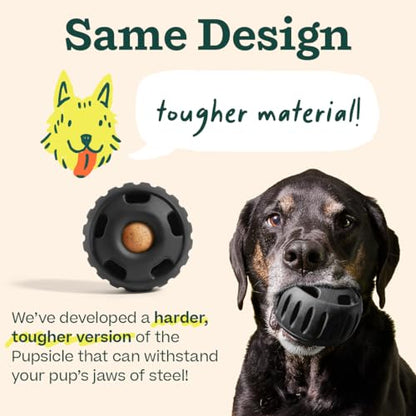 WOOF Power Chewer Pupsicle - Durable, Long-Lasting Dog Chew Toys for Aggressive Chewers - Keep Your Pup Busy - Easy to Clean - Toys for Medium and Large Dogs 25-75 lbs - size: Large