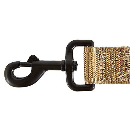 KONG Comfort Ultra Durable Traffic Padded Handle Hands Free Quick Control Leash 6' (Tan)