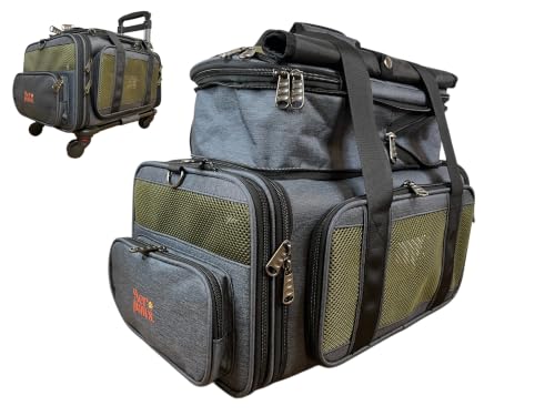 Two-Room Pet Carrier | 18x11x9 | Airline Approved Pet Carrier | 3-Way Expandable | Small Dog Carrier | Cat Carrier | Removable Wheels | Patent Pending