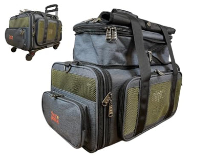 Two-Room Pet Carrier | 18x11x9 | Airline Approved Pet Carrier | 3-Way Expandable | Small Dog Carrier | Cat Carrier | Removable Wheels | Patent Pending