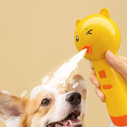 Electric Foaming Shampoo Dispenser for Dog and Cat, Dog Soap Dispenser - 2-in-1 Dog Soap Holder, Rechargeable Soap Dispenser, Foamer for Pet Bathing, Bathroom, Kitchen Sink (Little Bear, 1pc) - color: Little Bear, 1pc